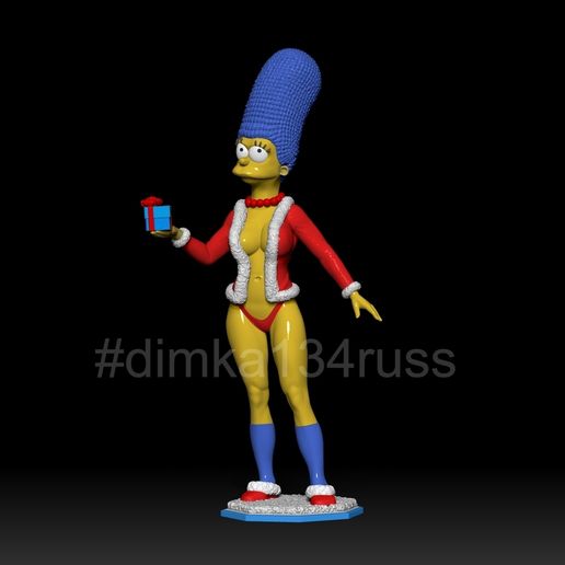 🎨 Simpsons Marge・ STL File for ・Cults